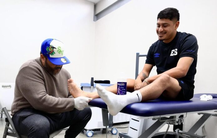 Domínguez El seleccionado nacional empezará su recuperación. Foto cortesía: INDES.