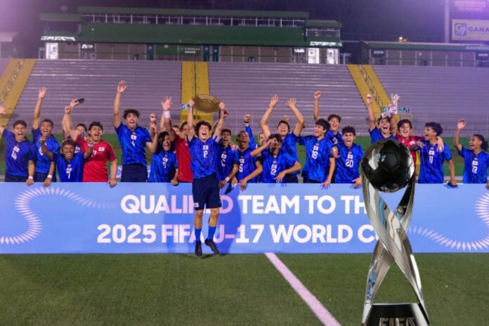 El Salvador se clasificó al campeonato en febrero, luego de vencer 1-2 a Jamaica. Foto cortesía: La Selecta.