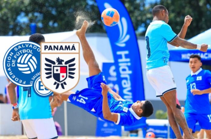 Panamá El Salvador playa Los panameños vencieron en el primer juego, pero no pudieron ante los campeones de CONCACAF. Foto cortesía: INDES.