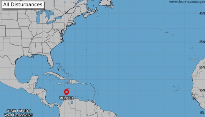 Tormenta Tropical Melissa.
