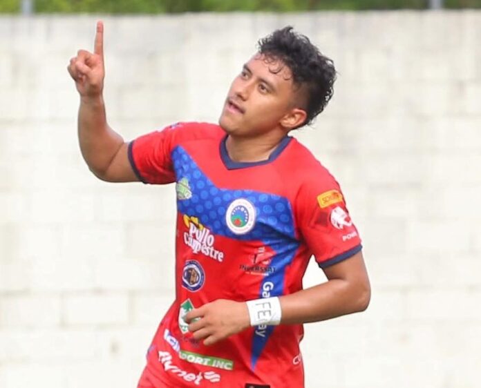 Juan Carlos Argueta, el goleador del torneo, llegó a nueve goles. Foto cortesía: CD Cacahuatique.