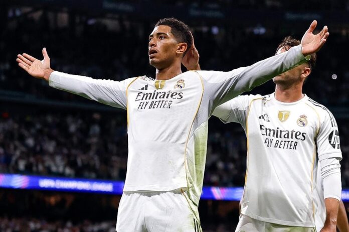 Bellingham dio la victoria por la mínima al 'Merengue'. Foto cortesía: Real Madrid.