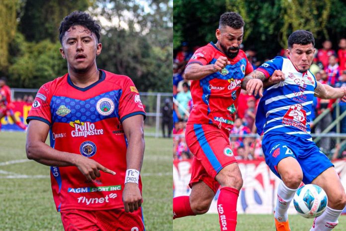 Argueta no estuvo de acuerdo con la actuación arbitral. Fotos cortesía: CD Cacahuatique.