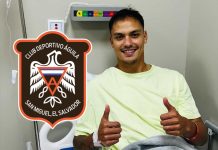 Erick Cabalceta de Águila estará 4 meses de baja