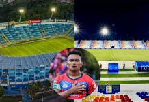 Reinaldo Aparicio, jugador de Cacahuatique, respecto a los estadios: “Los únicos baños decentes son los del ‘Mágico’ y el Cuscatlán” El zaguero habló del estado de los baños en el fútbol salvadoreño. Foto cortesía: Estadio Cuscatlán, INDES y Cacahuatique.