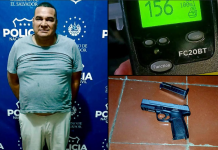 Detienen a sujeto que realizó disparos al aire en estado de ebriedad en San Francisco Gotera Foto: Cortesía.