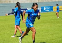 Brenda Cerén: “El objetivo principal es poder clasificar a un Mundial” Brenda Cerén es duda en el juego contra Honduras, debido a molestias causadas por una pubalgia. Foto cortesía: La Selecta.