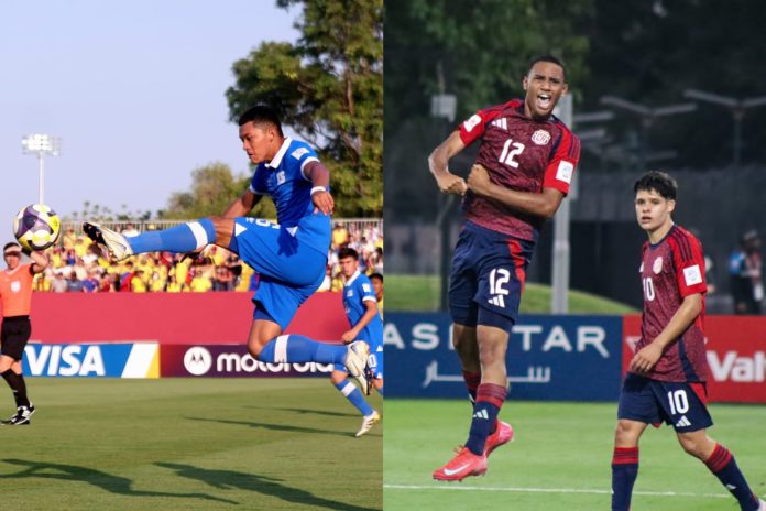 Costarricenses sumaron en la primera fecha y Salvadoreños en la segunda. Fotos cortesía: FESFUT y FCRF.