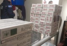 Allanan bodega en Barrio Santa Anita que almacenaba cajas de cigarrillos de contrabando Foto: Cortesía.