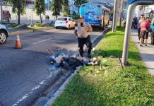 Muere peatón en Antiguo Cuscatlán Foto: Cortesía.