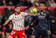 El Real Madrid dejó escapar puntos ante el Girona y el Barça es líder El Girona de 'Míchel' le sacó dos puntos a los 'Blancos'. Foto cortesía: Real Madrid.