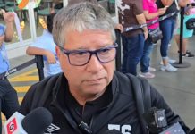 “Bolillo” Gómez: “El proceso en un año o dos años no se da” 'Bolillo' habló frente a los medios de comunicación en su llegada al país. Foto cortesía: FESFUT.