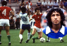 ‘Mágico’ González: “Me siento responsable del 10-1” 'Mágico' en España 82. Foto cortesía: FIFA.