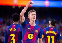 El FC Barcelona venció al Alavés y se puso líder Dani Olmo anotó por partida doble. Foto cortesía: FC Barcelona.