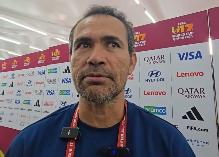 El estratega habló posterior sufrir la goleada 0-7 ante Alemania. Foto cortesía: FESFUT.