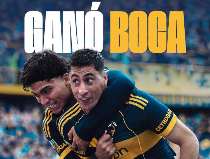 SuperClásico Zeballos y Merentiel fueron los anotadores del compromiso. Foto cortesía: Boca Juniors.