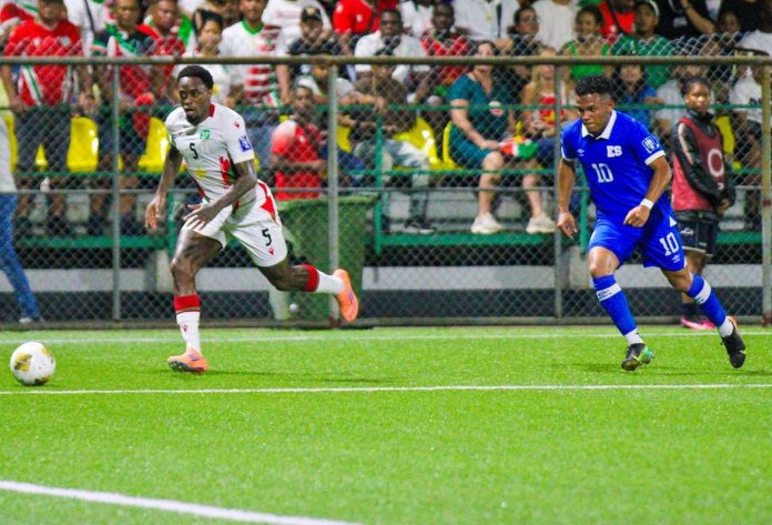 Surinam superó con autoridad a El Salvador. Foto cortesía: La Selecta.