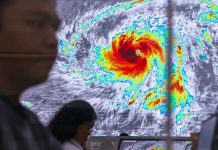 Taiwán se prepara para la llegada del Tifón Fung-wong