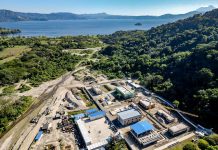 Planta potabilizadora de Ilopango, donada por China, presenta un 70% de avance Foto: Cortesía.