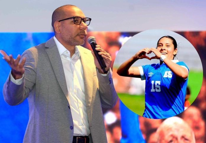 Yamil Femenil El funcionario habló de la importancia de desarrollar el balompié femenil. Foto cortesía: INDES y La Selecta.