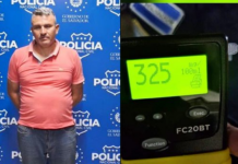 Sujeto detenido en Mejicanos tras causar accidente por conducir ebrio