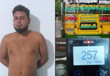 Detienen a conductor de transporte colectivo por manejar ebrio con pasajeros a bordo