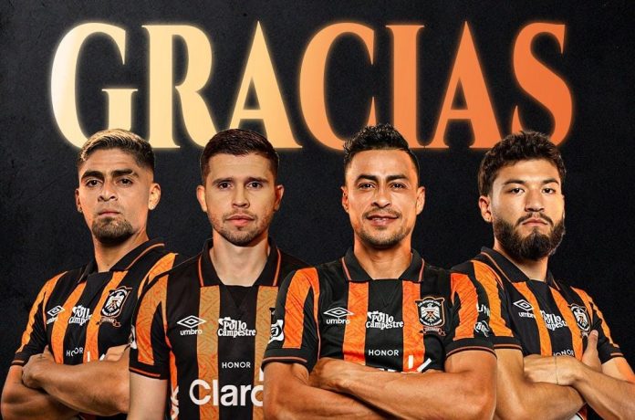 Estos son los 4 futbolistas que no seguirán en el "Nido". Foto cortesía: CD Águila.