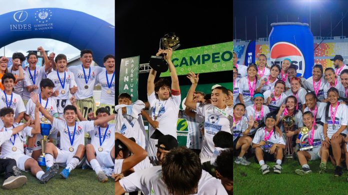 Los 3 títulos de Alianza. Fotos cortesía: Alianza y Primera División.