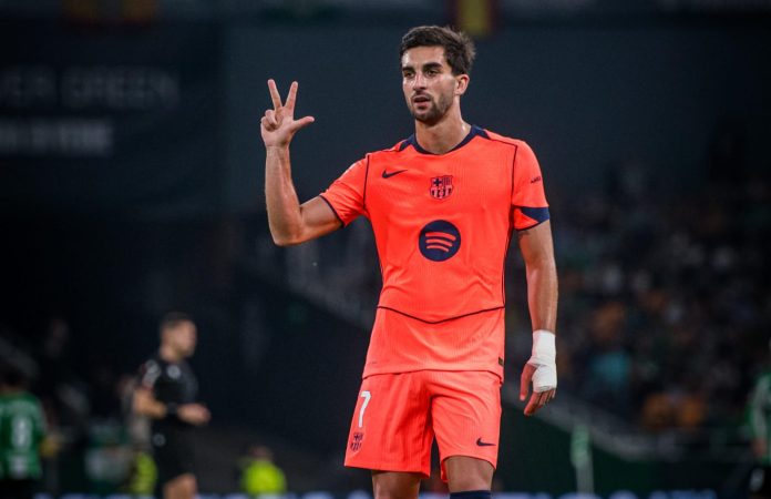 Ferran Ferran fue la figura del juego con tres goles. Foto cortesía: FC Barcelona.