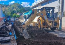 ANDA ejecuta sustitución de colector de aguas residuales en Santa Ana Centro