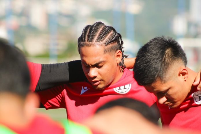Isaac Esquivel en la pretemporada. Foto cortesía: CD Hércules.