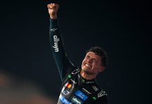 Lando Norris se llevó el campeonato de Fórmula 1 Lando Norris celebrando su título. Foto cortesía: Fórmula 1.