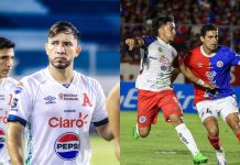 Óscar Rodríguez: “No nos confiamos, porque teníamos un gran espejo por lo que le pasó a FAS” Rodríguez hizo referencia a la eliminación 'Tigrilla'. Foto cortesía: Alianza y Cacahuatique.