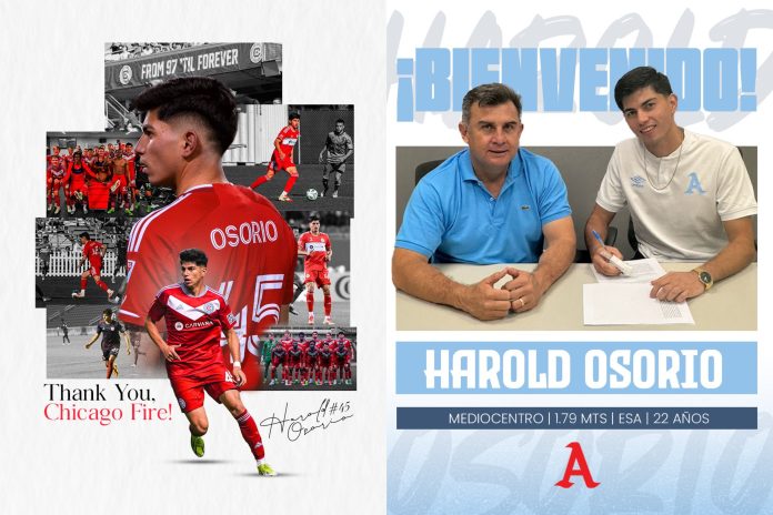 El salvadoreño no seguirá en la MLS Next Pro. Fotos cortesía: Harold Osorio y Alianza FC.