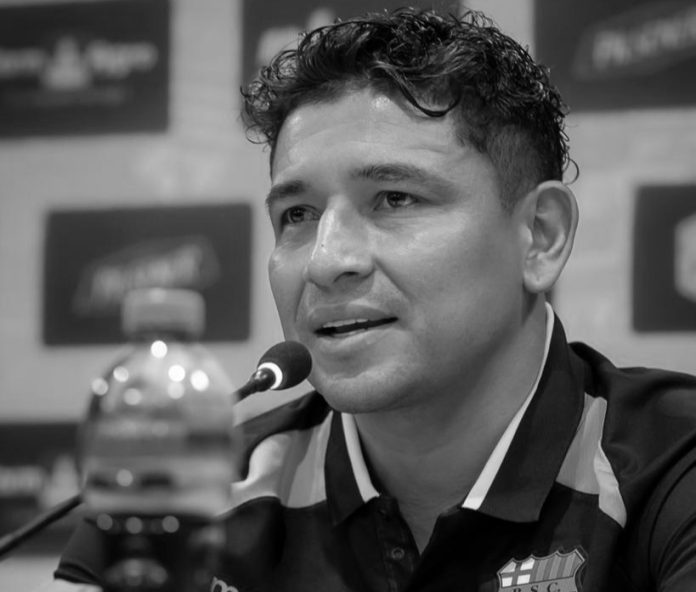 Pineida El futbolista conocido como 'Pitbull' fue asesinado a los 33 años. Foto cortesía: Barcelona Sporting Club.