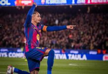 El Barcelona venció al Atlético y es más líder en España Raphinha volvió a anotar luego de su lesión. Foto cortesía: FC Barcelona.