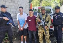 Capturan en Santa Tecla a dos pandilleros de la MS-13 buscados por agrupaciones ilícitas