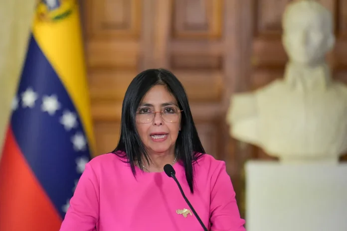 La vicepresidenta de Venezuela, Delcy Rodríguez.JUAN BARRETOAFP