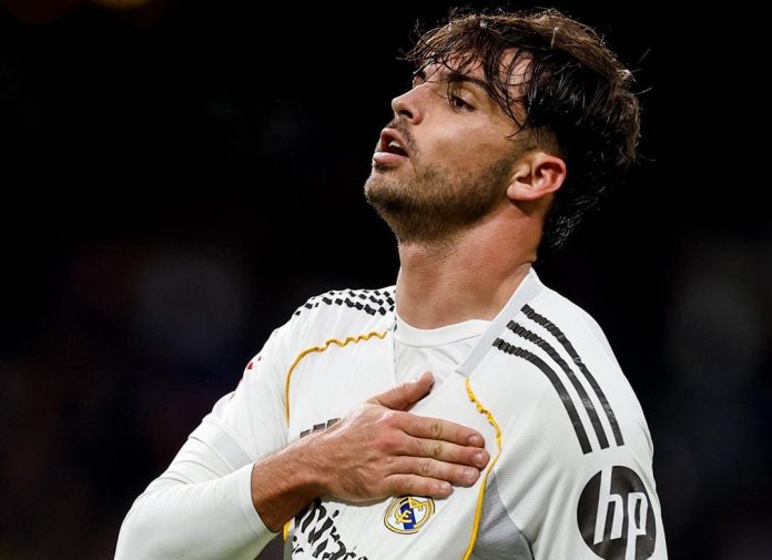 Asencio anotó el tanto definitivo de los 'Merengues'. Foto cortesía: Real Madrid.