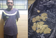 Detienen a sujeto en posesión de drogas en Santa Ana Oeste Foto: Cortesía.