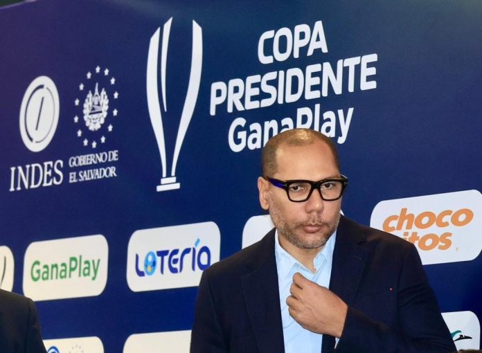 Yamil Bukele dio a conocer detalles de la Copa Presidente. Foto cortesía: INDES.