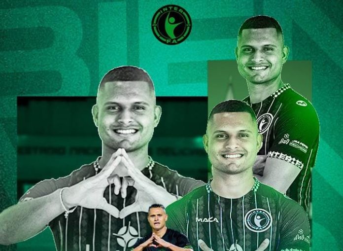 Emerson Mauricio El delantero centro salvadoreño llegará a Santa Tecla. Foto cortesía: Inter FA.