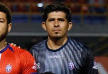 Mario González volvió a dejar su arco en cero en Costa Rica Buen inicio de Mario en Costa Rica. Foto cortesía: AD San Carlos.