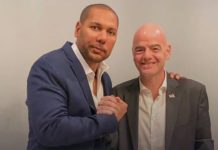 Gianni Infantino, presidente de la FIFA, felicitó a Yamil Bukele por la presidencia de la FESFUT Gianni Infantino saludó amistosamente a Yamil Bukele a través de redes sociales. Foto cortesía: FESFUT.