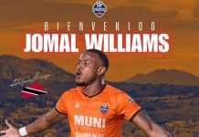 Jomal Williams se irá del fútbol salvadoreño rumbo a Guatemala Jomal fue anunciado por su nuevo club. Foto cortesía: Deportivo Achuapa.