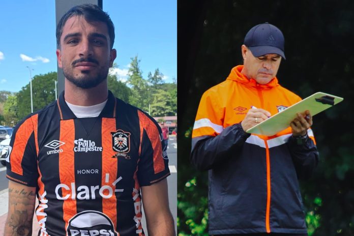 Juan Carlos Chávez confirmó que se cayó la operación del uruguayo. Fotos cortesía: CD Águila.