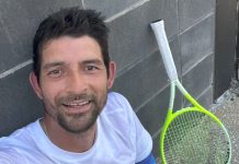 Marcelo Arévalo ya entrena en Australia para el primer Grand Slam del año 'Chelo' en su primer entrenamiento en Australia. Foto cortesía: Marcelo Arévalo.
