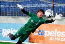 Mario González ya entrenó con San Carlos en Costa Rica Mario en el entreno con los 'Toros'. Foto cortesía: AD San Carlos.
