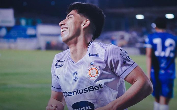 Steven Guerra marcó el único del juego. Foto cortesía: Isidro Metapán.