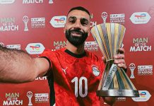 Definidas las semifinales de la Copa África Salah es una de las figuras del torneo. Foto cortesía: AFCON.